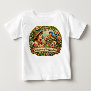 Whispers of the Garden: A Beaded Tale of Wonder Baby T-Shirt