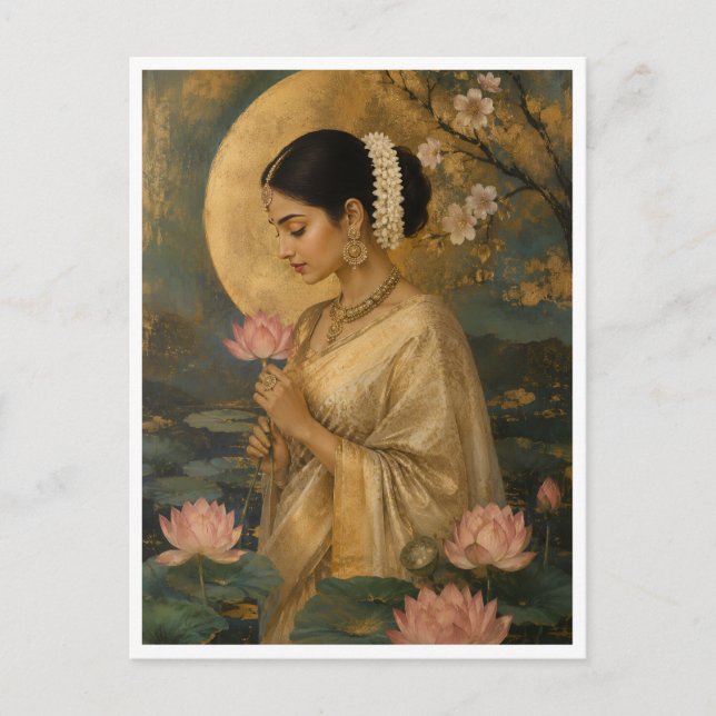 Whispers of the Lotus Postcard (Front)
