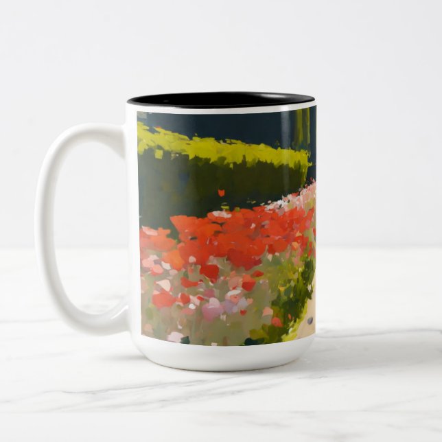 Whispers of the meadow Two-Tone coffee mug (Left)