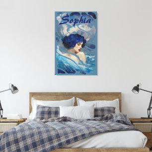 Whispers of the Ocean Goddess Canvas Print