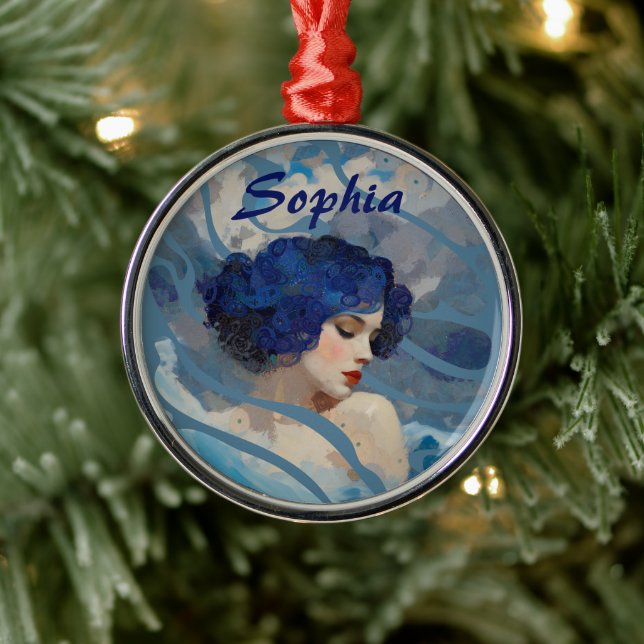 Whispers of the Ocean Goddess Metal Tree Decoration (Tree)