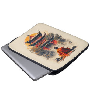 Whispers of the Pagoda Laptop Sleeve