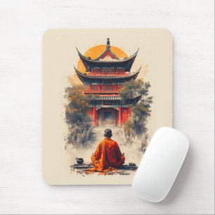 Whispers of the Pagoda Mouse Mat