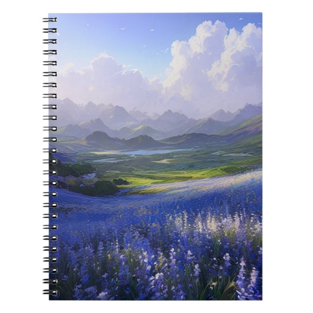 Whispers of the Purple Valley Notebook (Front)