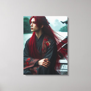 Whispers of the Red River Canvas Print