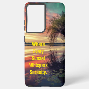 Whispers of the Setting Sun Phone Case