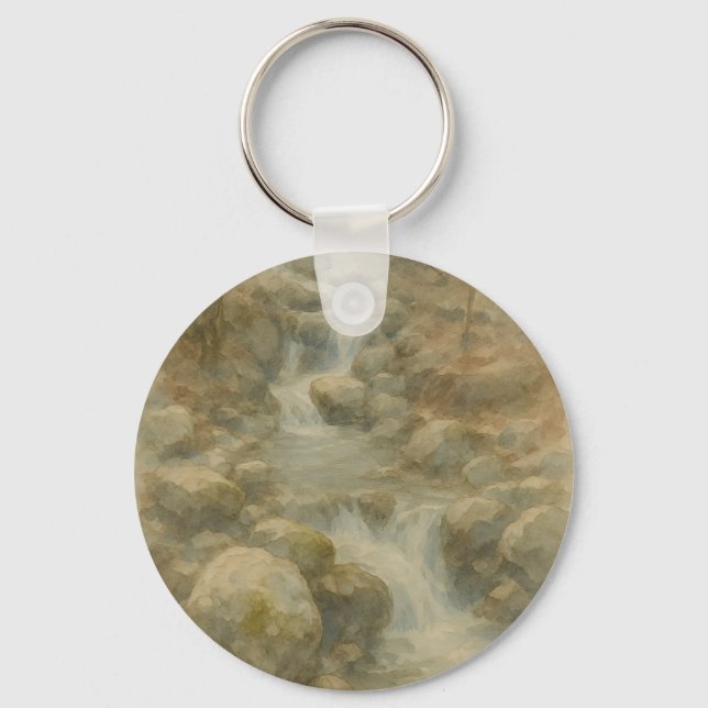 Whispers of the Stream Key Ring (Front)