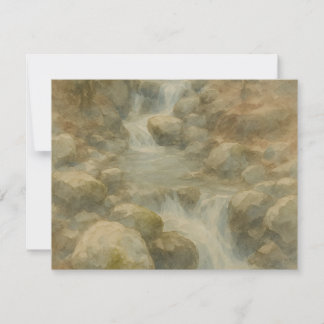 Whispers of the Stream RSVP Card