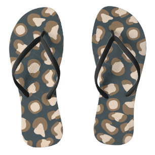 Whispers of the Wild: A Vintage Panther-Inspired Flip Flops