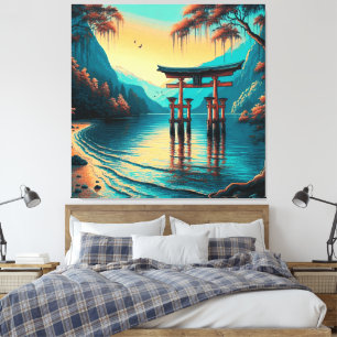"Whispers of Tranquillity: The Spirit Gate" Canvas Print