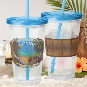Whispers of Waves, Sips of Dreams 1017 Acrylic Tumbler