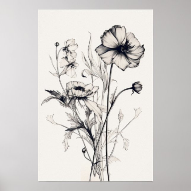 Whispers of Wildflowers Poster (Front)