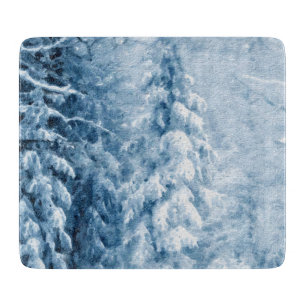 Whispers of Winter Cutting Board