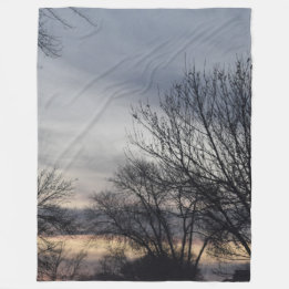 Whispers of Winter Fleece Blanket