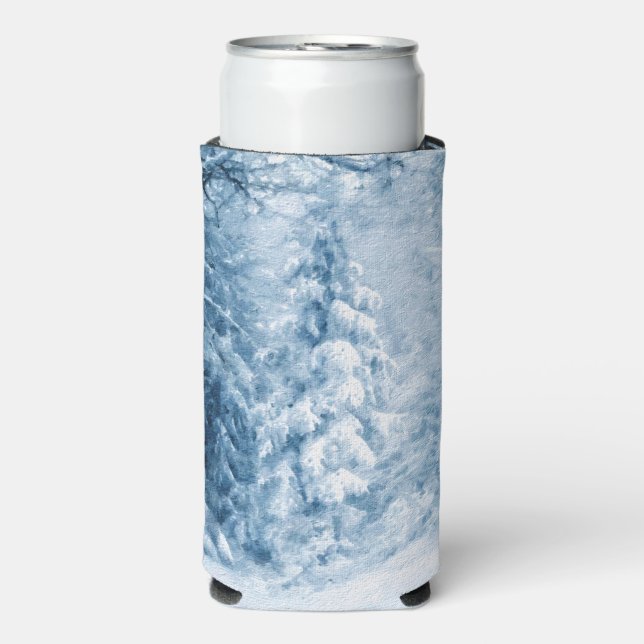 Whispers of Winter Seltzer Can Cooler (Seltzer Front)