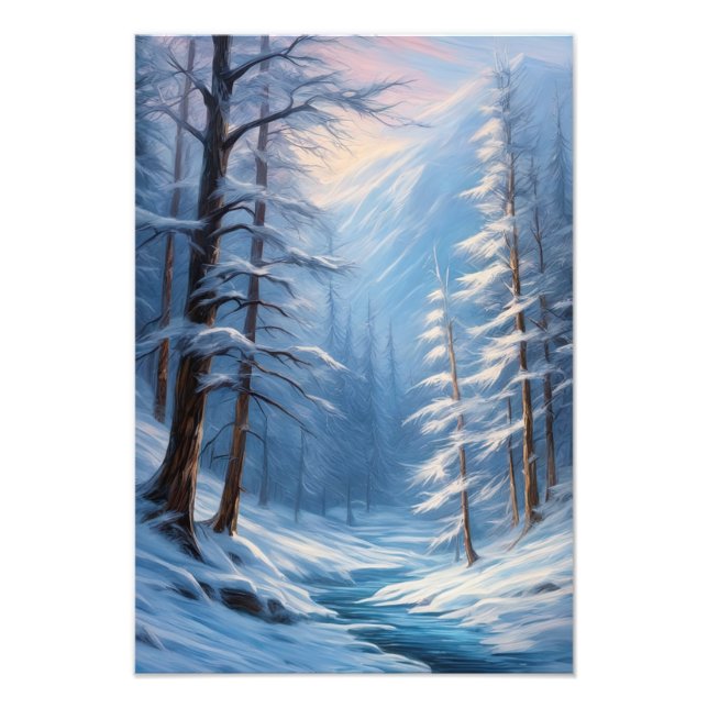 Whispers of Winter, Silent Valley Photo Print (Front)