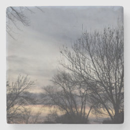 Whispers of Winter  Stone Coaster