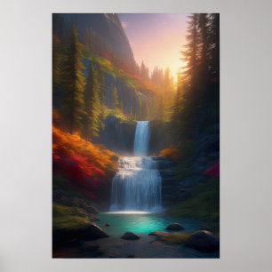 Whispers of Wonder, Unveiling the Secret Waterfall Poster