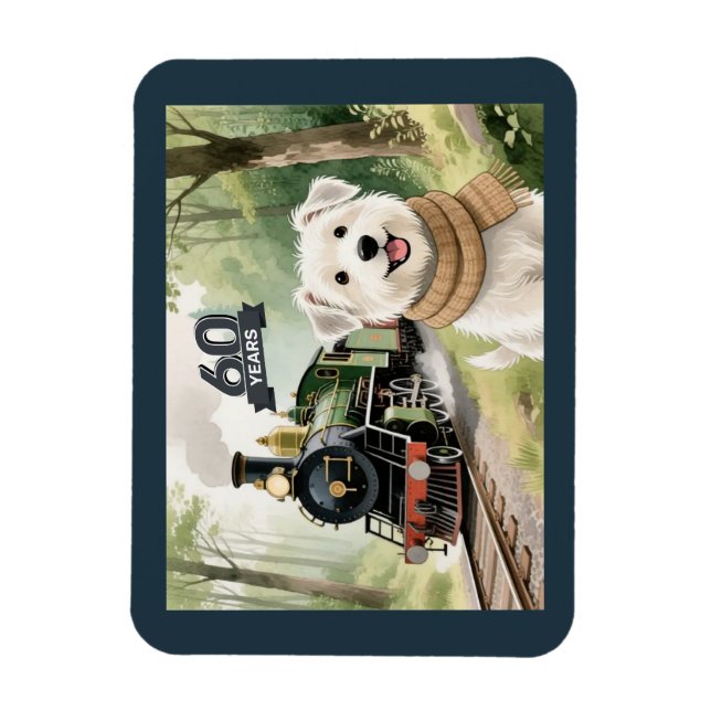 Whistle & Wag Celebration Card Magnet (Vertical)