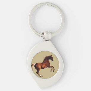 Whistlejacket horse by George Stubbs Key Ring