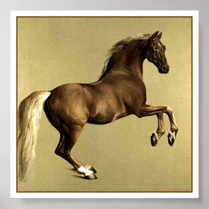 Whistlejacket Race Horse by Stubbs Poster
