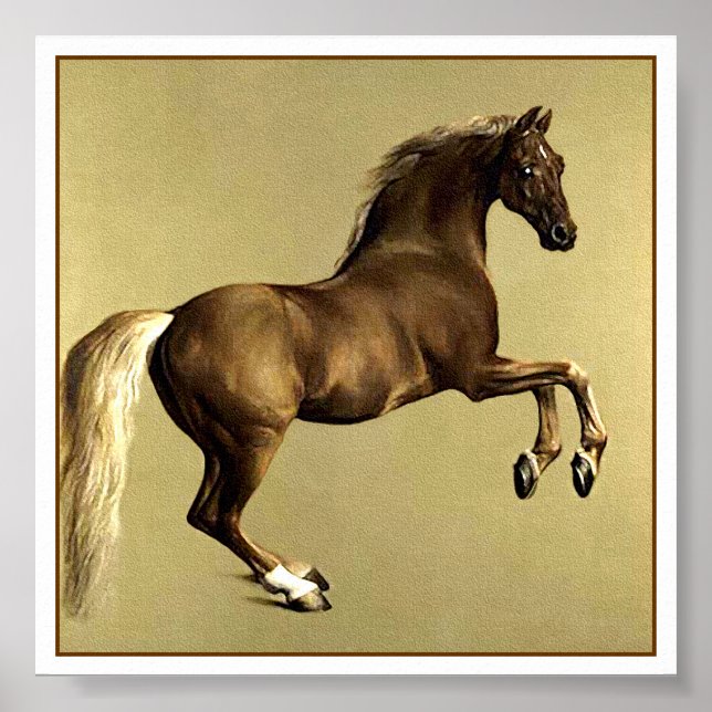 Whistlejacket Race Horse by Stubbs Poster (Front)