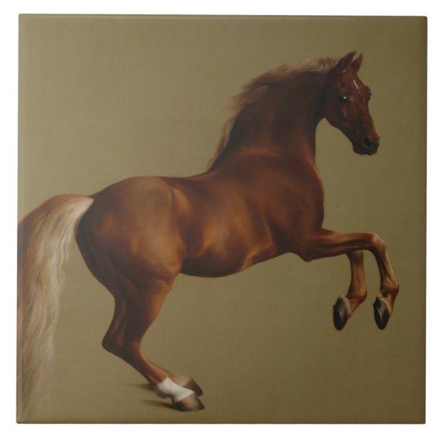 Whistlejacket the Horse (by George Stubbs) Tile (Front)