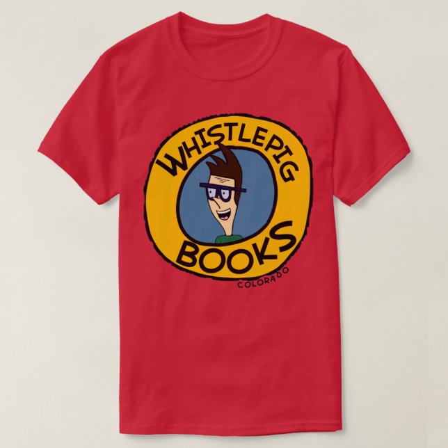Whistlepig Books Pat Shirt Large Logo (Design Front)