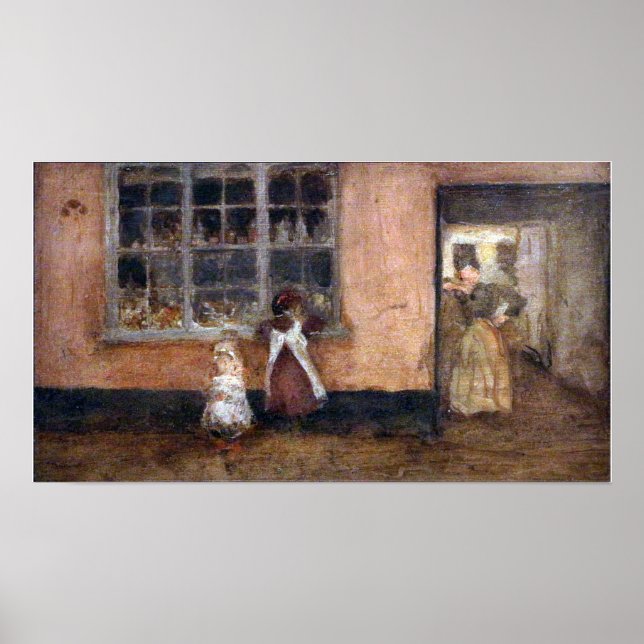Whistler - A Chelsea Shop 1894 Poster (Front)