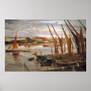 Whistler - Battersea Reach 1863 Poster