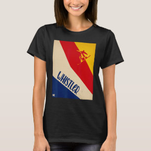 Whistler BC Canada Mountain with Canadian snowboar T-Shirt
