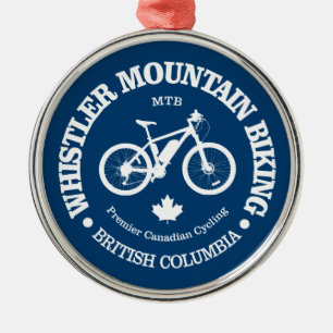 Whistler BC (MTB) Metal Tree Decoration