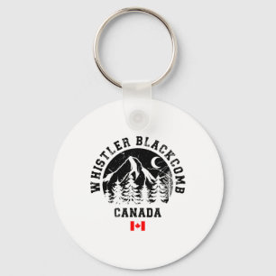 Whistler Blackcomb Canada Ski Resort Rocky Mountai Key Ring