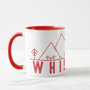 Whistler British Columbia Canada Minimalist Mug