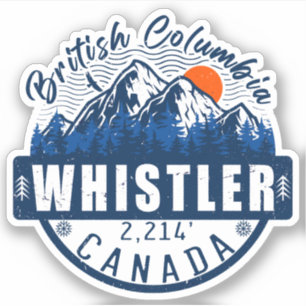 Whistler British Columbia Canada Minimalist Ski