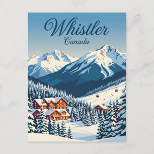 Whistler British Columbia, Canada Postcard