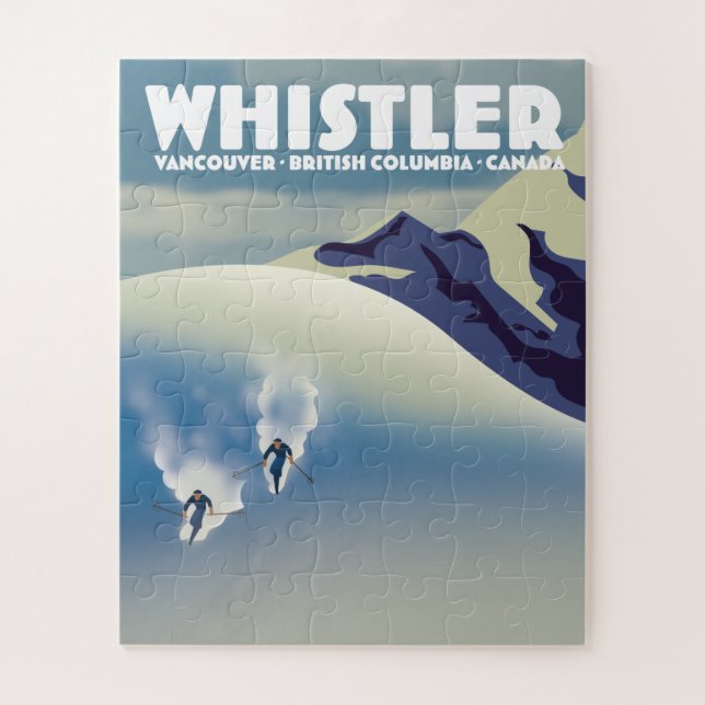 Whistler British Columbia Canada Ski Jigsaw Puzzle (Vertical)