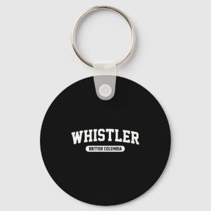 Whistler british columbia canada ski mountain key ring