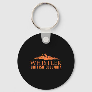Whistler British Columbia Canada Skiing Lover Gift Key Ring