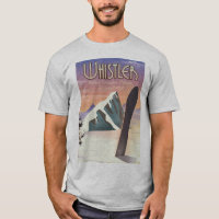 Whistler British Columbia snowboarding poster