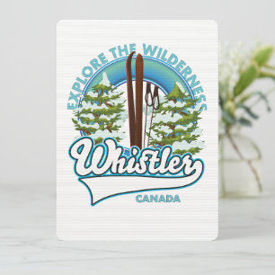 Whistler Canada,explore the wilderness, ski logo