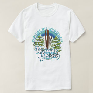 Whistler Canada,explore the wilderness, ski logo T T-Shirt