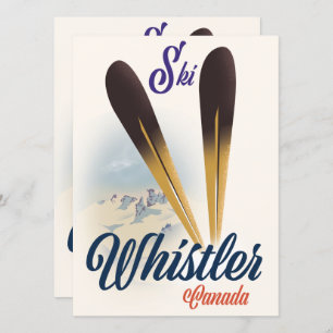 Whistler Canada ski poster