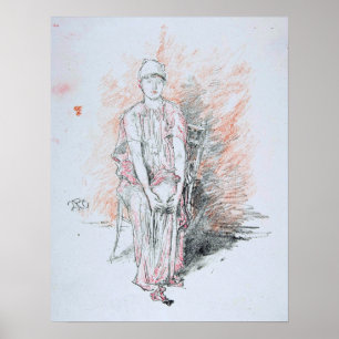 Whistler - Figure Study In Colours Poster