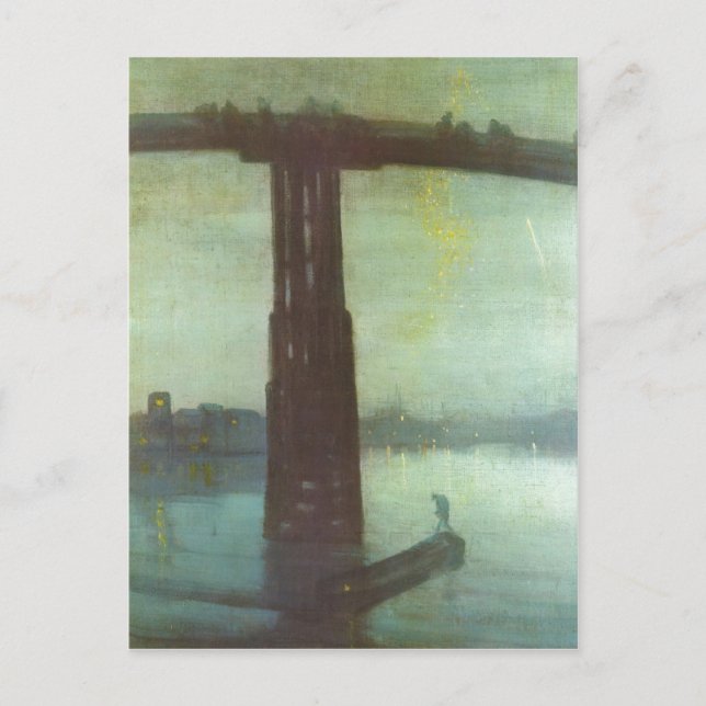 Whistler, James McNeill Die alte Battersea Br?cke: Postcard (Front)