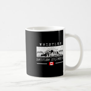 Whistler Mountain Canada Ski Resort Skiing British Coffee Mug