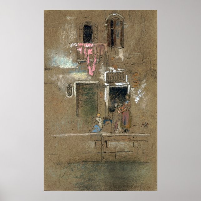 Whistler - Note In Pink And Brown Poster (Front)