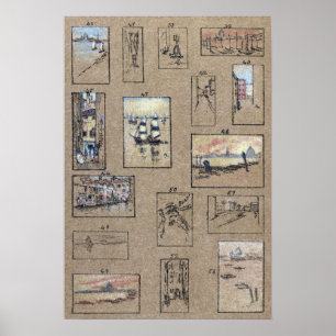 Whistler - Pastels Of Venice 1879 Poster