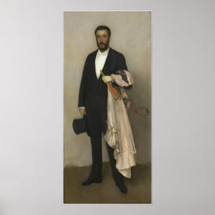 Whistler - Portrait Of Theodore Duret Poster