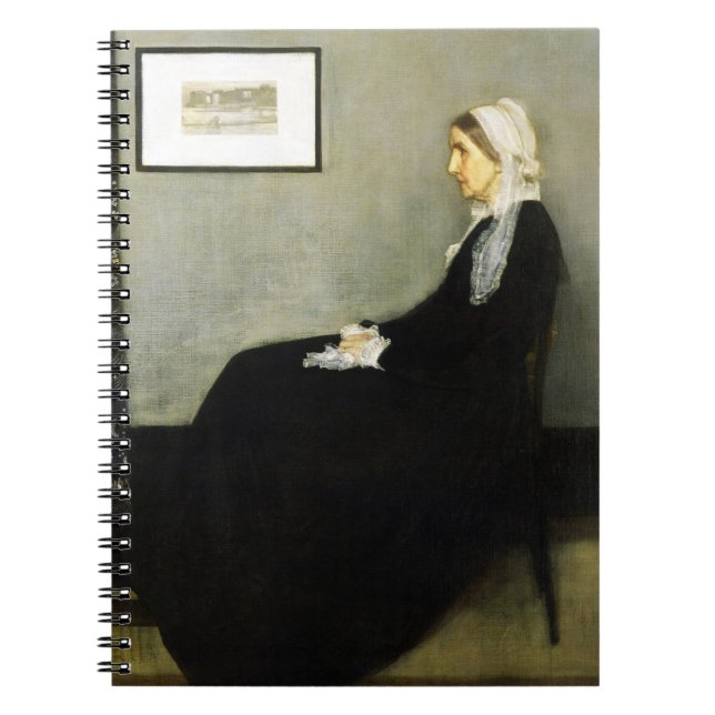 Whistler’s Mother by James Abbott McNeill Whistler Notebook (Front)